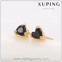 90847-Xuping Jewelry Fashion New Model Fancy Stud Earring With Charms Heart Shap